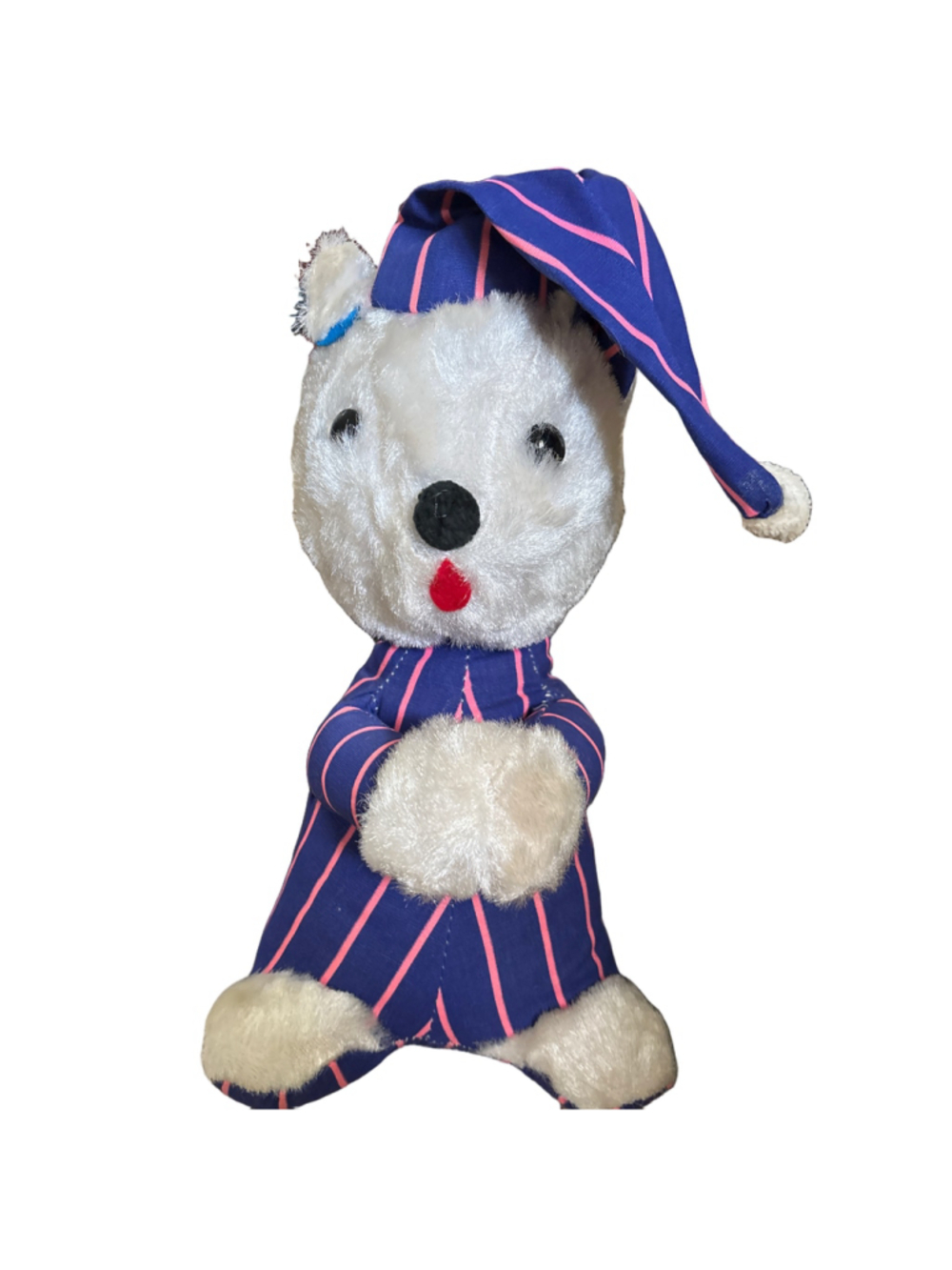 Unisex Unbranded Stuffed Animal Toy One Size White Blue Pink